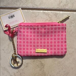 Lilly Pulitzer Pink Geometric Wristlet